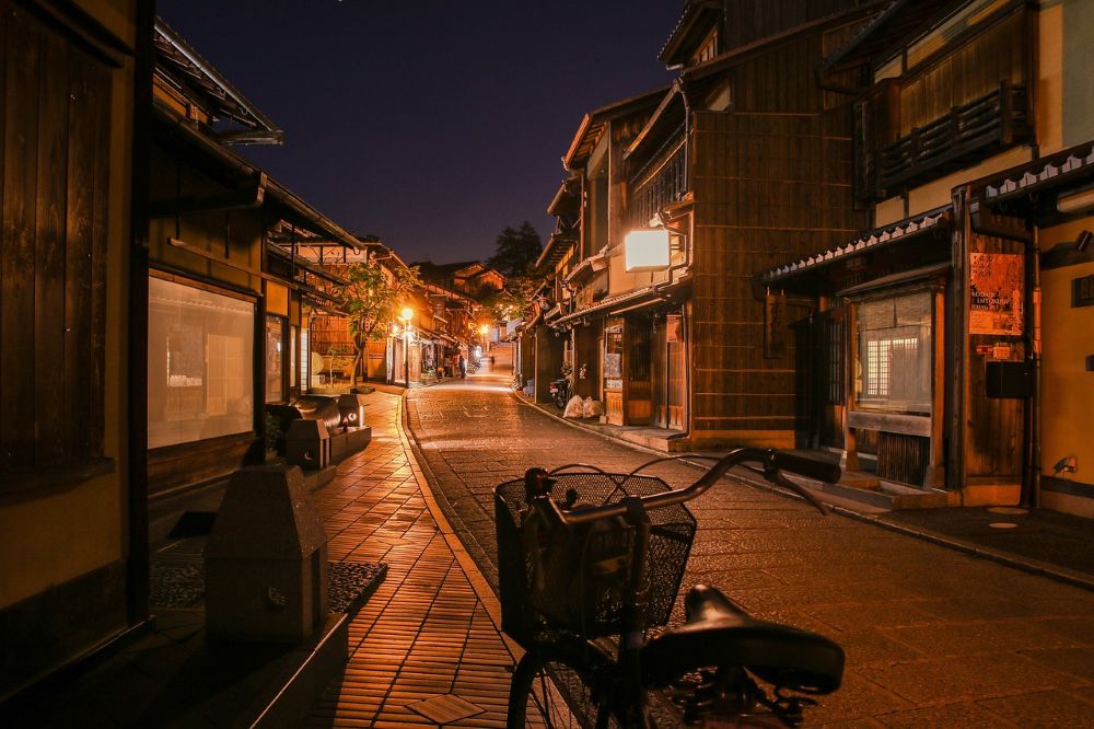 jalur sepeda di Kyoto