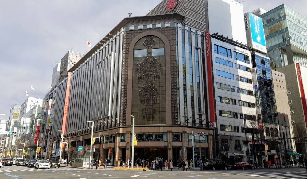traditional department store in Ginza