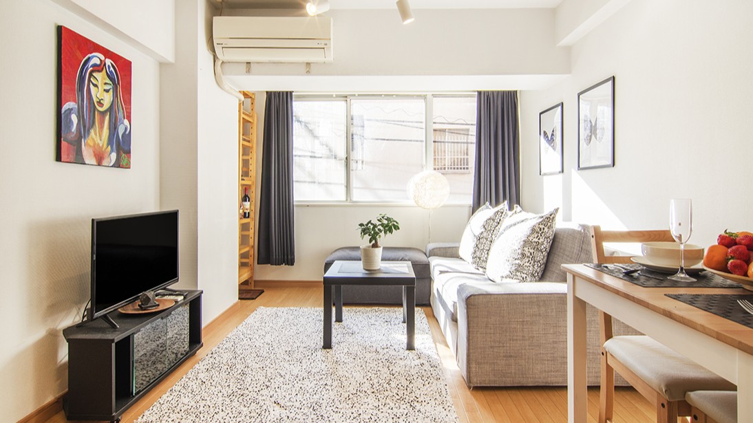cozy apartment living room for private relaxation in Tokyo