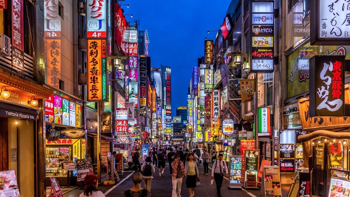 iconic Tokyo street