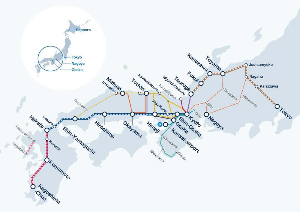 JR Map route