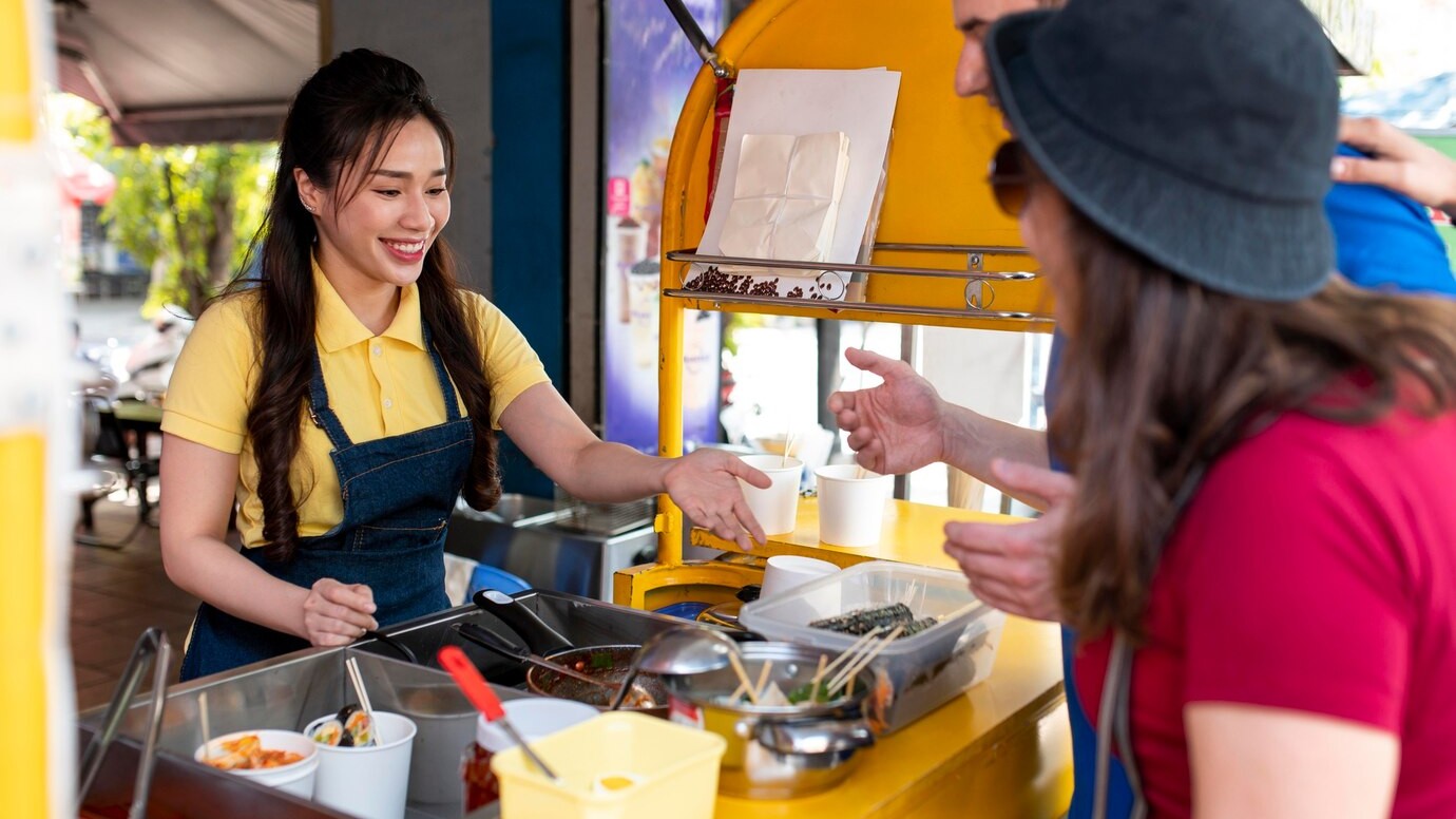 budget-friendly food stall