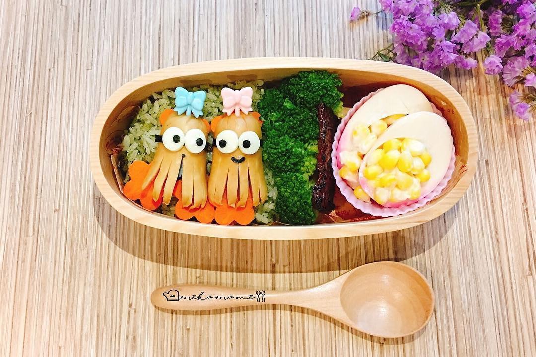 homemade Japanese bento box