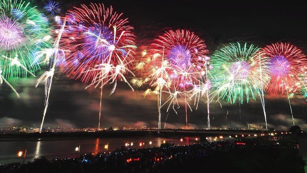 Fireworks in Japan